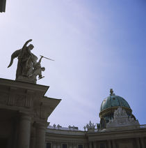 Low angle view of statues on a palace, The Hofburg Complex, Vienna, Austria von Panoramic Images