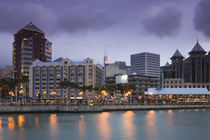 Buildings at the waterfront, Caudan Waterfront, Port Louis, Mauritius von Panoramic Images