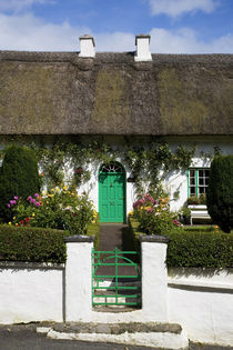 Traditional Cottage Doorway, Stradbally, County Waterford, Ireland by Panoramic Images