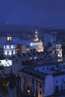 Buildings in a city, Iglesia San Francisco, Salta Cathedral, Salta, Argentina by Panoramic Images