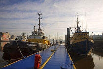 Tugboats at Moorings, Waterford City, County Waterford, Ireland von Panoramic Images