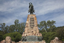 Low angle view of a monument, Guemes Monument, Salta, Argentina by Panoramic Images