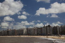 Apartments on the beach, Playa Pocitos, Pocitos, Montevideo, Uruguay von Panoramic Images