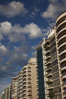 Low angle view of apartments, Rambla Mahatma Gandhi, Montevideo, Uruguay by Panoramic Images