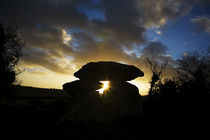 The Megalithic Knockeen Dolmen, Near Tramore, County Waterford, Ireland von Panoramic Images