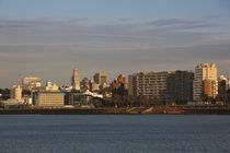 Buildings at the waterfront, Montevideo, Uruguay by Panoramic Images