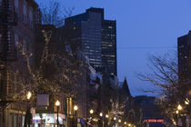 Buildings in a city, Hanover Street, North End, Boston, Massachusetts, USA von Panoramic Images