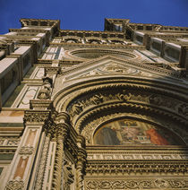 Low angle view of a cathedral, Duomo Santa Maria Del Fiore, Florence, Italy von Panoramic Images