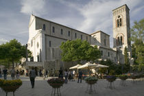 Tourists at a town square, Ravello, Salerno, Campania, Italy by Panoramic Images