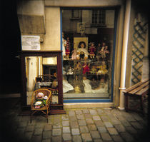 Dolls for display in a store, France by Panoramic Images