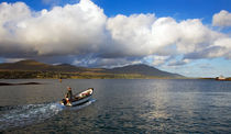 Boatman on Bear Haven von Panoramic Images