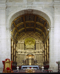 Interiors of a church, Salvador, Brazil von Panoramic Images