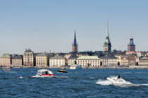 Buildings at the waterfront, Gamla Stan, Stockholm, Sweden by Panoramic Images