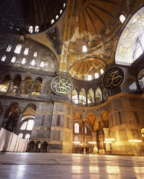 Interiors of a museum, Aya Sofya, Istanbul, Turkey by Panoramic Images