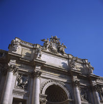 Low angle view of a building, Trevi Fountain, Rome, Italy by Panoramic Images