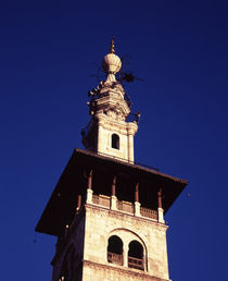 Low angle view of a minaret of a mosque, Syria by Panoramic Images