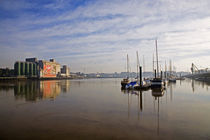 Early Morning River Suir, Waterford City, County Waterford, Ireland von Panoramic Images