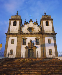 Low angle view of a cathedral, Congonhas, Minas Gerais, Brazil by Panoramic Images