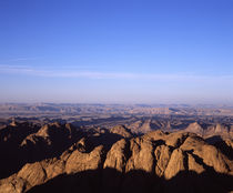 High angle view of a mountain range, Mt Sinai, Sinai Peninsula, Egypt by Panoramic Images