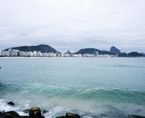 Buildings at the waterfront, Copacabana Beach, Rio De Janeiro, Brazil by Panoramic Images