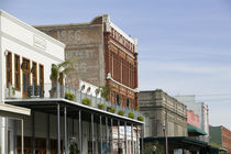 Buildings along the strand, Galveston, Texas, USA by Panoramic Images