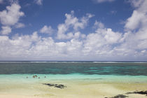 Clouds over the sea, Belle Mare, Mauritius von Panoramic Images