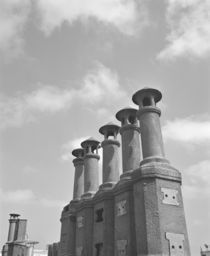 Low angle view of chimneys, Buenos Aires, Argentina by Panoramic Images