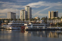 Boats on a marina von Panoramic Images