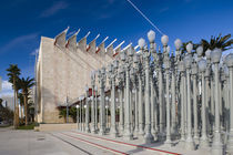 BP entrance with Urban Lights sculptures in an art museum von Panoramic Images