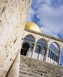 Low angle view of a mosque, Dome Of The Rock, Jerusalem, Israel von Panoramic Images