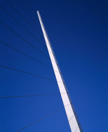 Low angle view of suspension of a bridge von Panoramic Images