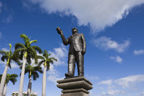 Statue of Sir Seewoosagur Ramgoolam, Caudan Waterfront, Port Louis, Mauritius von Panoramic Images