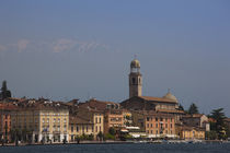 Town at the waterfront, Salo, Lake Garda, Lombardy, Italy by Panoramic Images