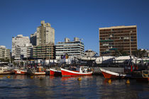 Boats at a harbor, Punta Del Este, Maldonado, Uruguay von Panoramic Images