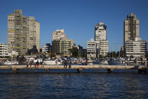 Buildings at the waterfront, Punta Del Este, Maldonado, Uruguay by Panoramic Images
