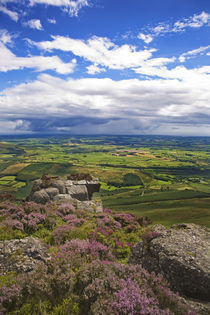 Pastoral Fields from above Coumshingaun Lake by Panoramic Images