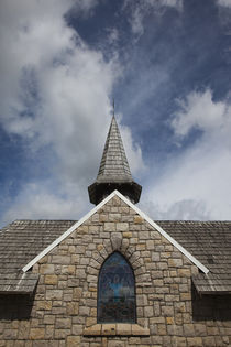 Low angle view of a chapel by Panoramic Images