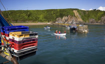 Fishing Harbour, Boatstrand, Copper Coast, County Waterford, Ireland von Panoramic Images