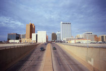 Cars on a highway, Midland, Midland County, Texas, USA von Panoramic Images