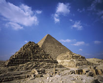 Ruins of pyramids, Giza Necropolis, Giza Plateau, Giza, Egypt von Panoramic Images