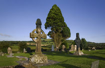 8th Century, High Cross in Ahenny Graveyard, County Tipperary, Ireland von Panoramic Images