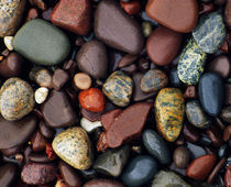 Detail of shoreline rocks, Lake Superior, Michigan, USA. by Panoramic Images