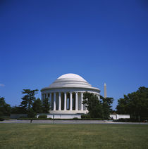 Facade of a building, Jefferson Memorial, Washington DC, USA von Panoramic Images