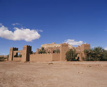 Old ruins of a fortress on landscape, Ait Benhaddou, Morocco von Panoramic Images