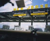 Information board view through a car, New Jersey, USA by Panoramic Images