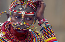 Portrait of a Samburu maiden von Panoramic Images