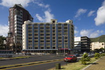 Buildings in a downtown district, Port Louis, Mauritius von Panoramic Images