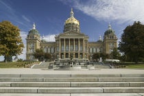 Facade of a building, Des Moines, Iowa, USA von Panoramic Images