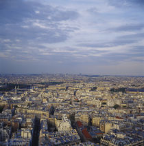 High angle view of cityscape, View from Eiffel Tower, Paris, France by Panoramic Images