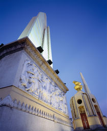 Low angle view of the Democracy Monument, Bangkok, Thailand by Panoramic Images